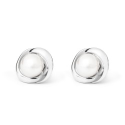 Cercei perle naturale albe si argint DiAmanti SK19371E_W-G (Argint 925‰ 2,8 g.)